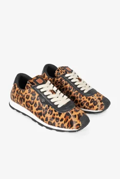 Popa Sneakers-Tênis Esportivo Feminino Kira Leopard Preto