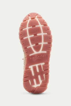 Hispanitas Sneakers|Calçado De Couro-Tênis esportivo KANSAS com cadarço de nylon elástico Castanho