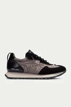 Hispanitas Sneakers|Calçado De Couro-Tênis esportivo KANSAS com cadarço de nylon elástico Preto