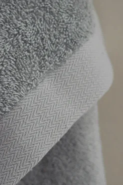 Bassols Toalhas-Toalha banho wonder 550 g algodão turco americano 150x100 Cinzento