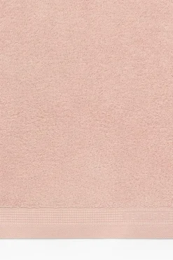 Textura Toalhas-Toalha lavatório friso algodão egípcio 50 x 90 cm. rosa