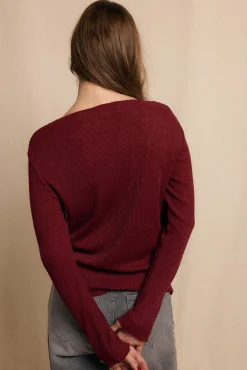 Slowlove T-Shirts|Blusas-Top básico mesclado Granada