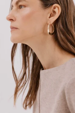 Cortefiel T-Shirts-Top com decote chaminé Tostado