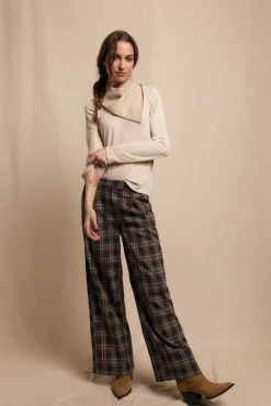 Slowlove T-Shirts-Top com manga franzidas Ecru