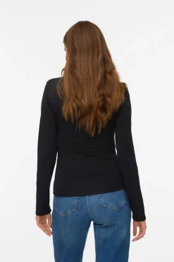 Vero Moda T-Shirts-Top de manga comprida com manga quadrado Preto