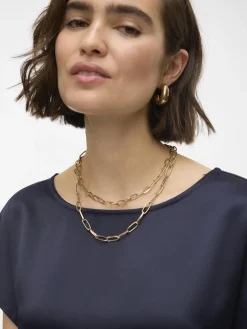 Vero Moda T-Shirts-Top de manga curta Azul