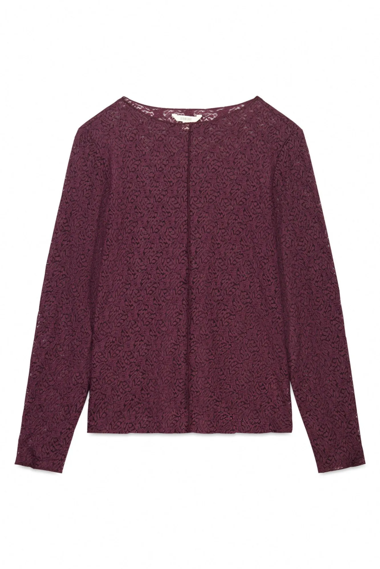 Slowlove T-Shirts-Top de renda assimétrico Granada