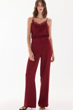 TFP by Tamara Falcó T-Shirts-Top lingerie Bordeaux