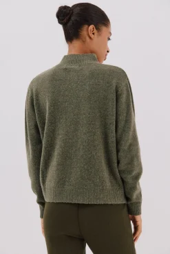 Cortefiel Camisolas-Tranças Jersey Perkins Verde