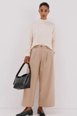 Cortefiel Camisolas-Tranças Jersey Perkins Branco