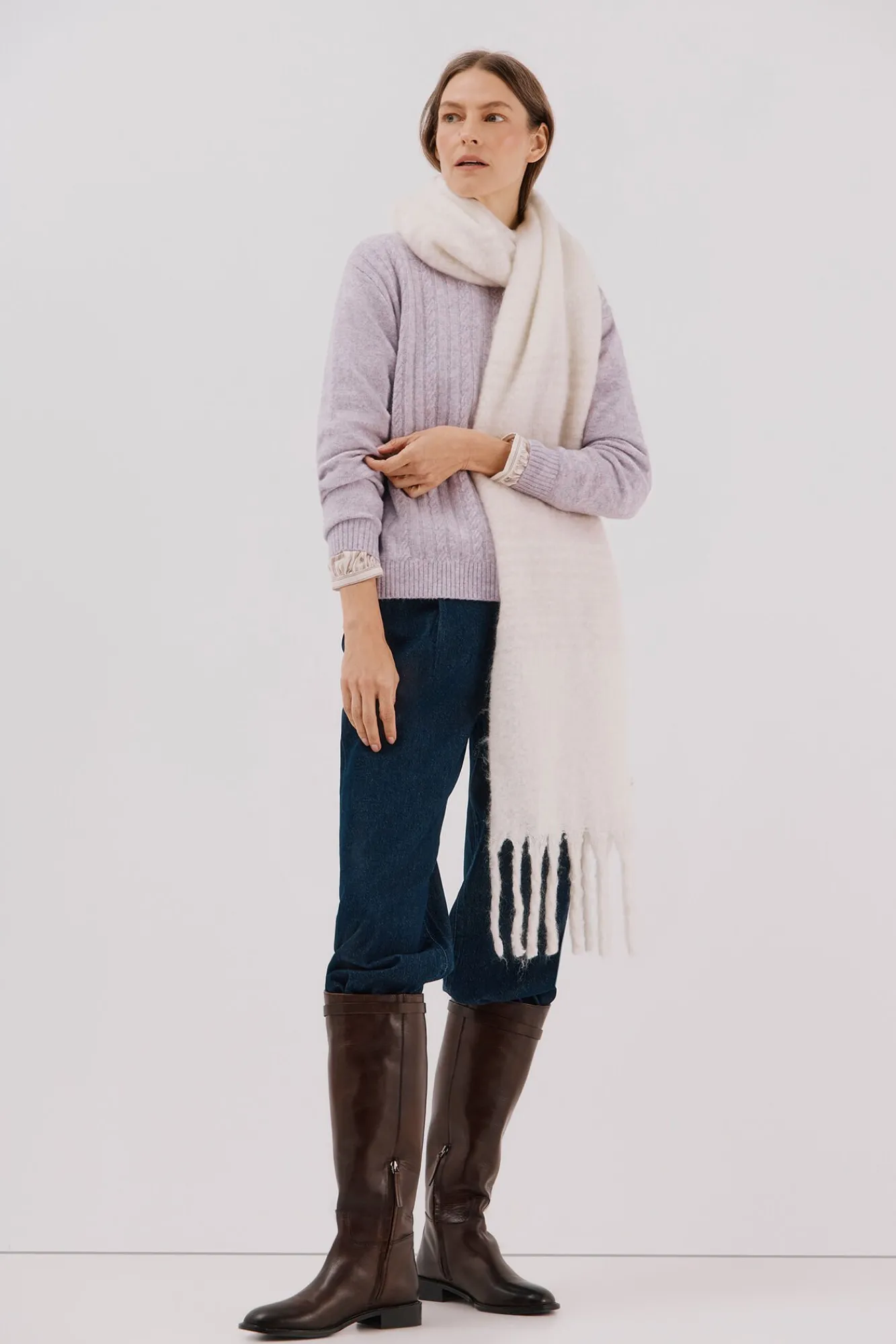 Cortefiel Camisolas-Tranças Jersey Perkins Roxo