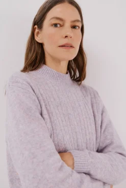 Cortefiel Camisolas-Tranças Jersey Perkins Roxo