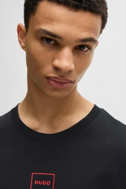 HUGO T-Shirts-T-shirt Preto