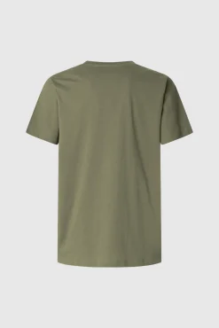Pepe Jeans T-Shirts-T-shirt amarela do elenco verde