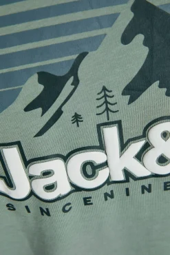 Jack & Jones T-Shirts-T-shirt back print verde
