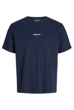 Jack & Jones T-Shirts-T-shirt back print azul