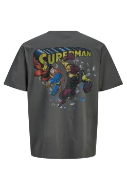 Jack & Jones T-Shirts-T-shirt back print cinzento