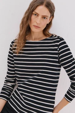 Cortefiel T-Shirts-T-shirt barco botões Impress&atilde;o