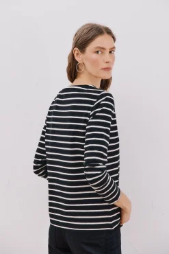 Cortefiel T-Shirts-T-shirt barco botões Impress&atilde;o