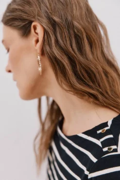 Cortefiel T-Shirts-T-shirt barco botões Impress&atilde;o