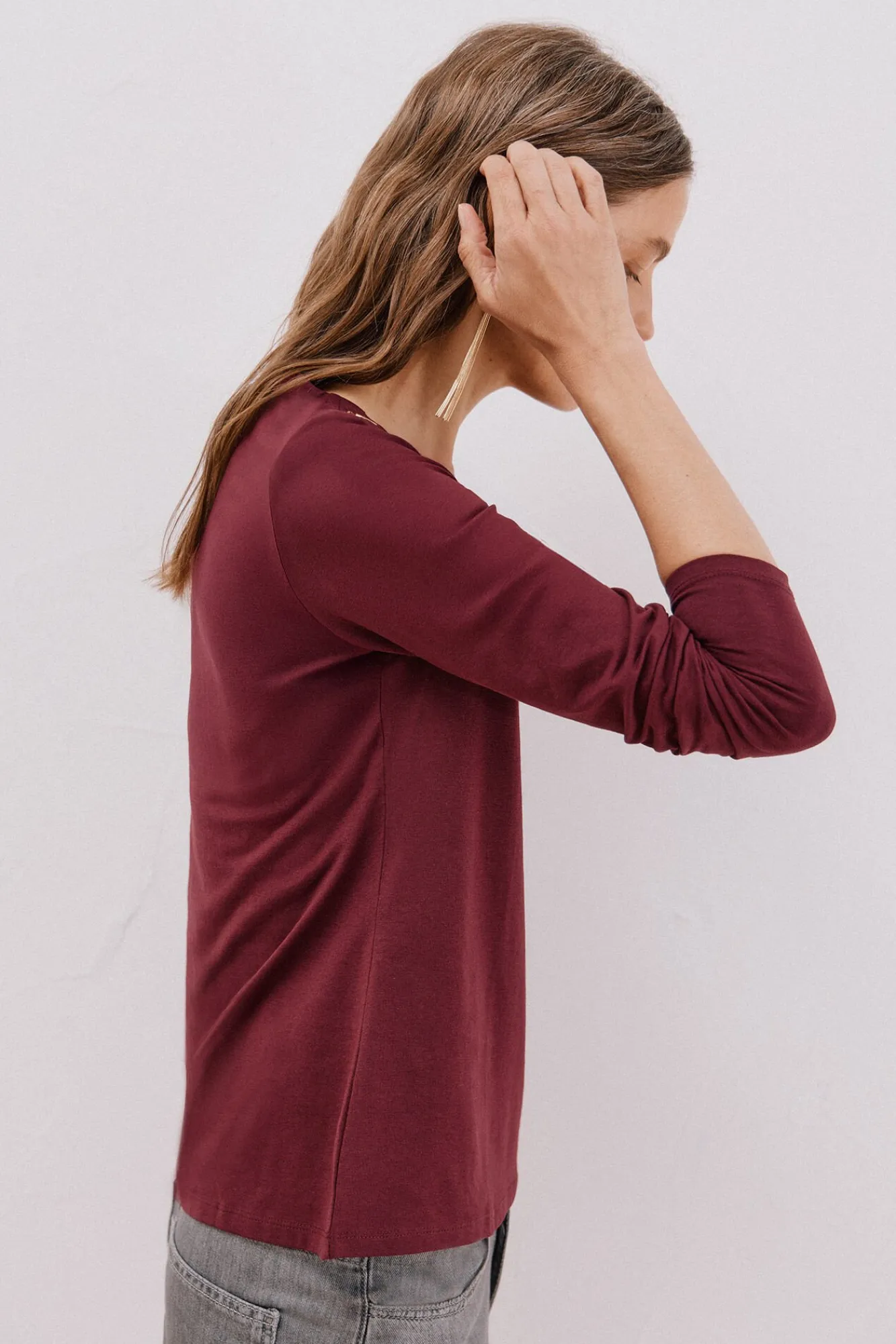 Cortefiel T-Shirts-T-shirt barco botões Granada