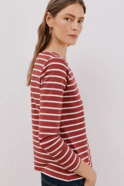 Cortefiel T-Shirts-T-shirt barco botões Cinzento