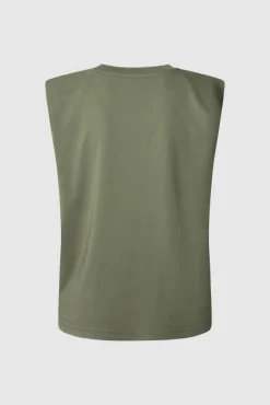 Pepe Jeans T-Shirts-T-shirt Bertha Caqui escuro