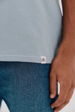 Cortefiel T-Shirts-T-shirt básica Azul