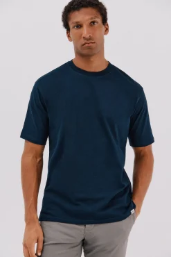 Cortefiel T-Shirts-T-shirt básica Azul