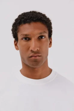 Cortefiel T-Shirts-T-shirt básica Branco