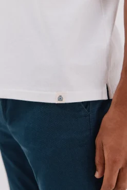 Cortefiel T-Shirts-T-shirt básica Branco