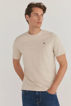 Pedro del Hierro T-Shirts-T-shirt básica Beige