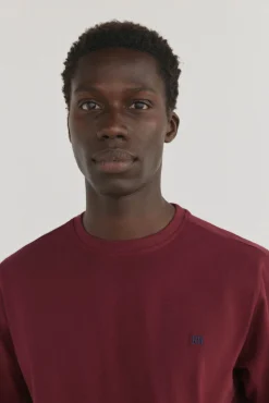 Pedro del Hierro T-Shirts-T-shirt básica Bordeaux