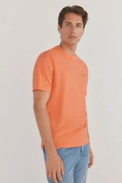 Pedro del Hierro T-Shirts-T-shirt básica Laranja