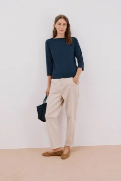 Cortefiel T-Shirts-T-shirt básica barco Azul