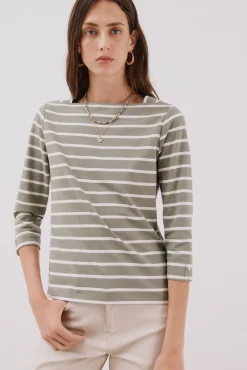 Cortefiel T-Shirts-T-shirt básica barco Verde