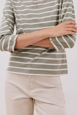 Cortefiel T-Shirts-T-shirt básica barco Verde