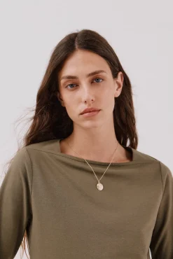 Cortefiel T-Shirts-T-shirt básica barco Verde