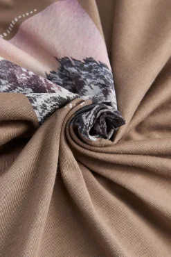 Jack & Jones PLUS T-Shirts-T-shirt básica com estampado cru