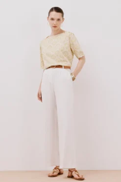 Cortefiel T-Shirts-T-shirt básica decote barco Multicolorido