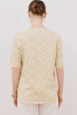 Cortefiel T-Shirts-T-shirt básica decote barco Multicolorido