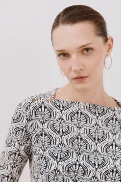 Cortefiel T-Shirts-T-shirt básica decote barco Cinzento