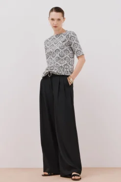 Cortefiel T-Shirts-T-shirt básica decote barco Cinzento