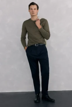 Pedro del Hierro T-Shirts-T-shirt básica manga comprida Verde