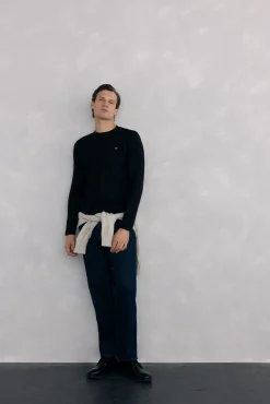 Pedro del Hierro T-Shirts-T-shirt básica manga comprida Preto