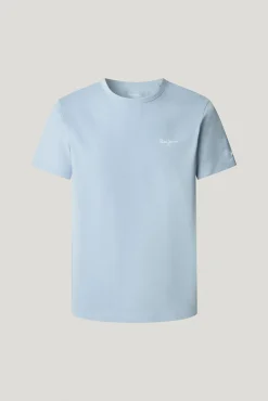 Pepe Jeans T-Shirts-T-shirt básica original de manga curta 3n azul