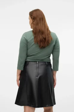 Vero Moda Curve T-Shirts-T-shirt básica tamanho grande Verde