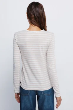 Springfield T-Shirts-T-shirt com botões e gola alta cru