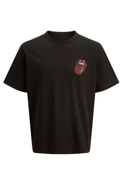 Jack & Jones T-Shirts-T-shirt com estampa nas costas preto