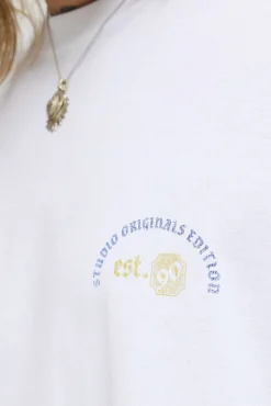 Jack & Jones T-Shirts-T-shirt com estampa traseira branco